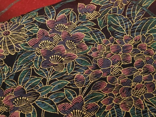 平和屋着物□豪華振袖 御所車花丸文 暈し染め 金彩 正絹 逸品