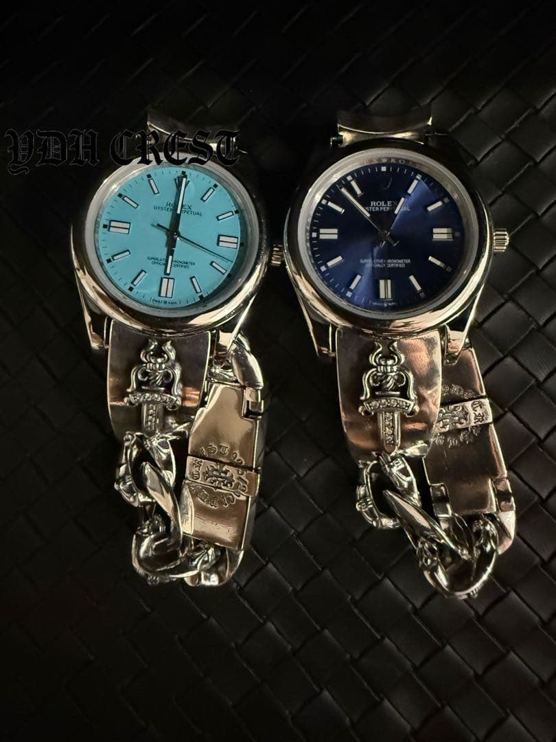 ⭐️PAWA3+3　WATCH　シルバーパワイルミ装飾石付　17cm　刻印有り