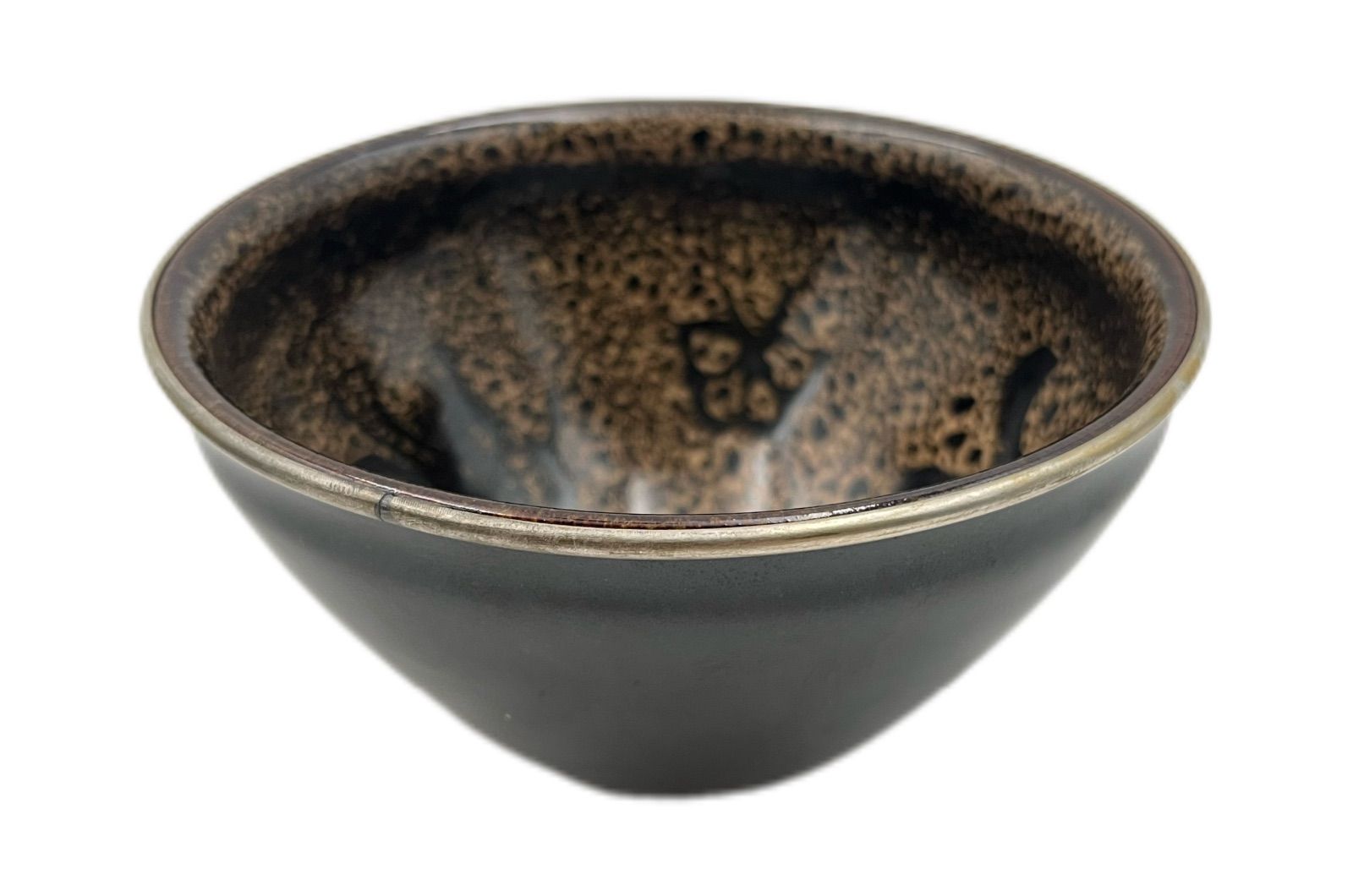 天目茶碗 共箱付 草山款 抹茶碗 茶道具 時代物 アンティック - メルカリ