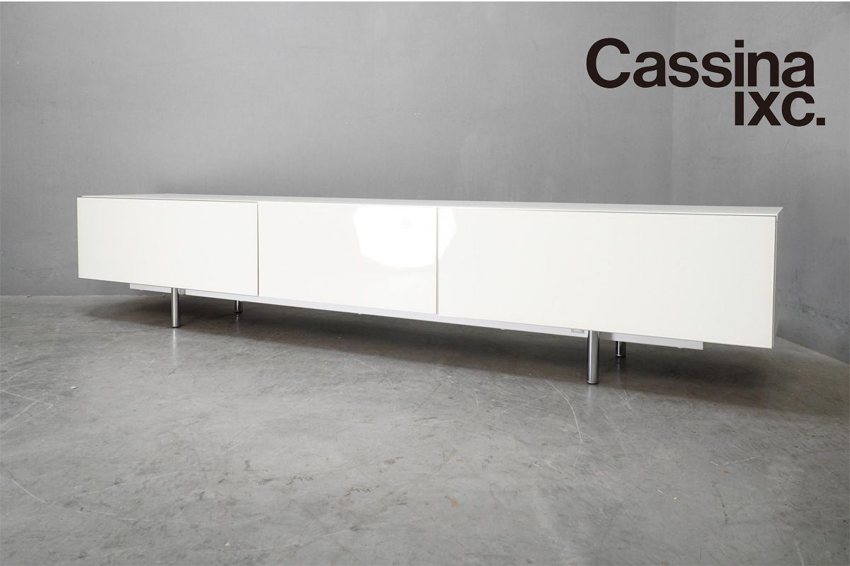 カッシーナ ブレス シアターボード テレビボード 白 極美品 Cassina ixc.(カッシーナ・イクスシー) BREATH theater board