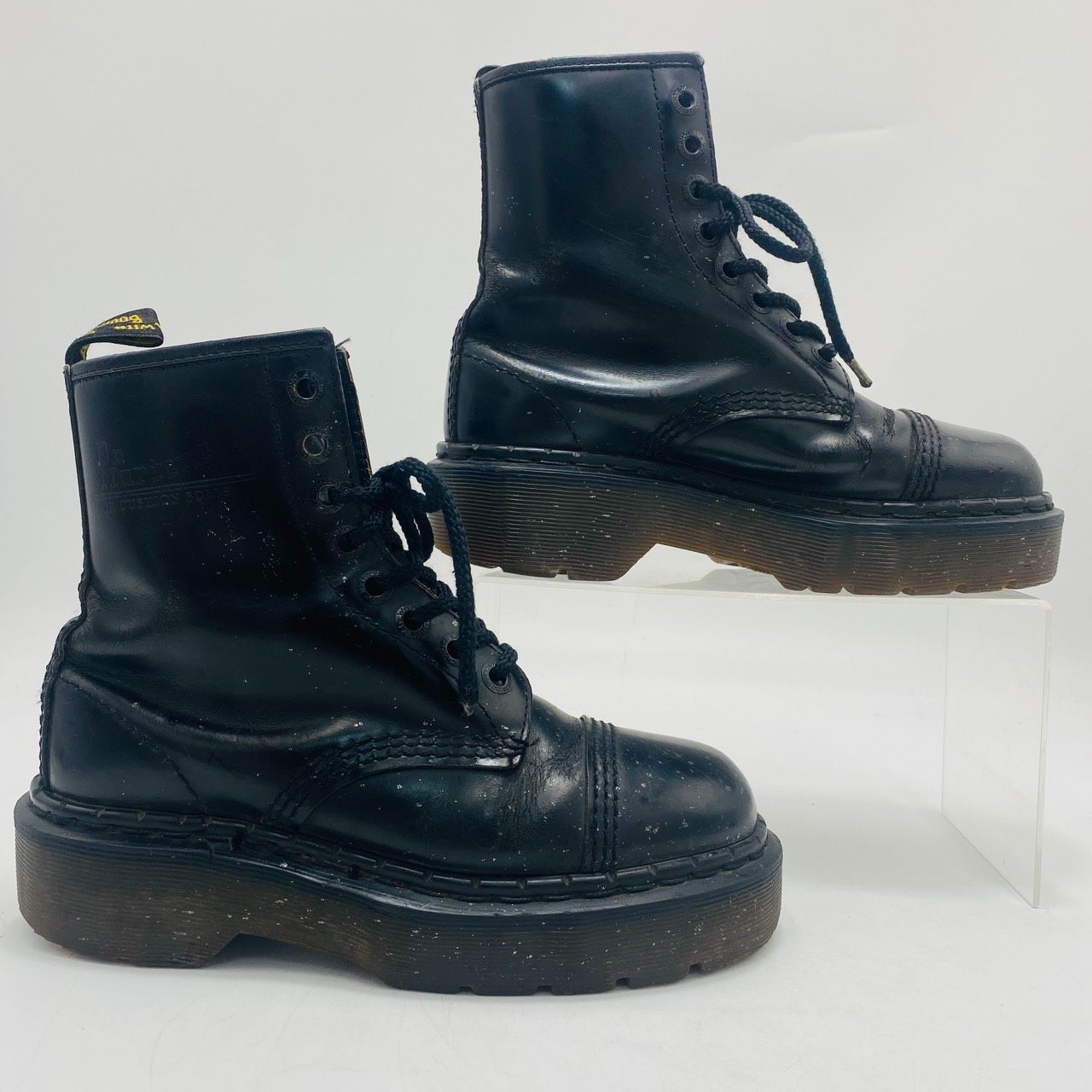 ドクターマーチンズ クレイジーボム ブラック Dr.Martens ドクターマーチン CRAZY BOMB/クレイジーボム 厚底 8ホール