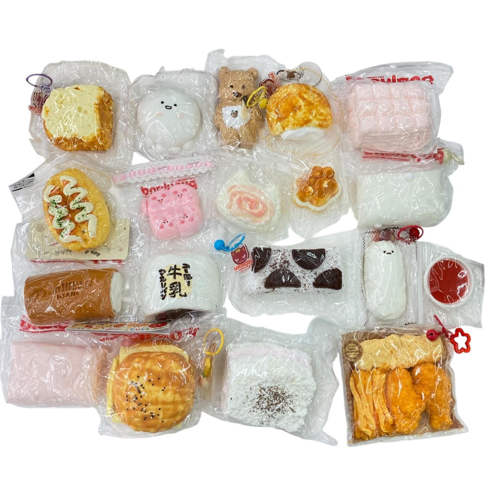 186001 その他ホビー スクイーズ 食品 お菓子 ケーキ キャラ パン 18点 186001 その他ホビー スクイーズ 食品 お菓子 ケーキ キャラ パン 18点