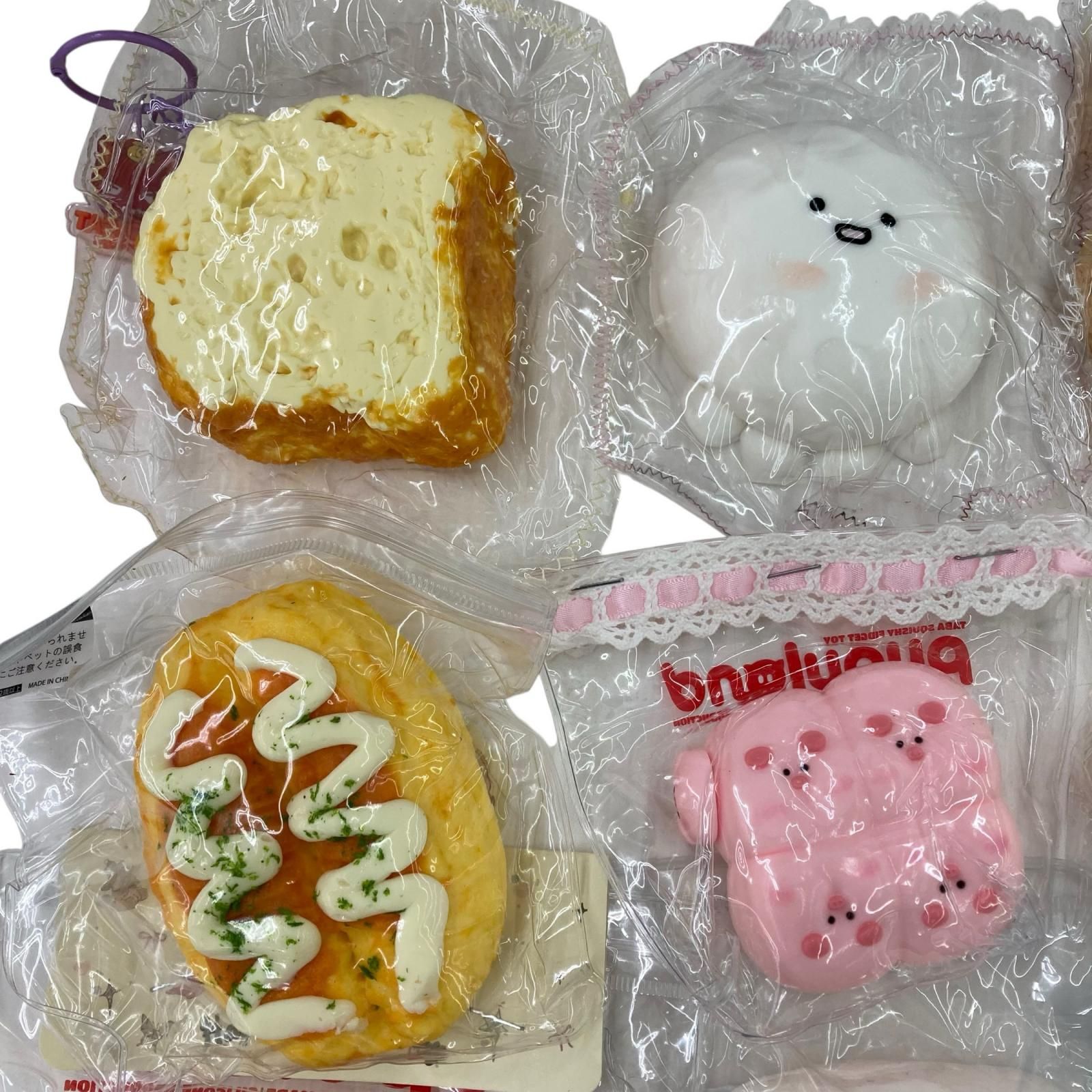 186001 その他ホビー スクイーズ 食品 お菓子 ケーキ キャラ パン 18点まとめ売り [0000000008190] 186001 その他ホビー スクイーズ 食品 お菓子 ケーキ キャラ パン 18点