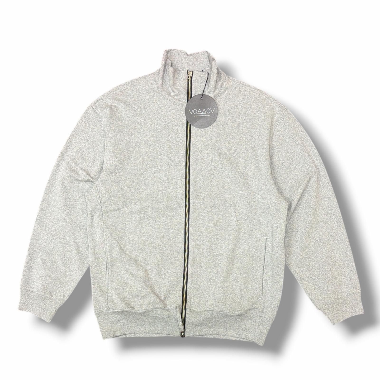 参考上代24200円 未使用 VOAAOV BD JERSEY Zip Up Sweatshirt ジップ 