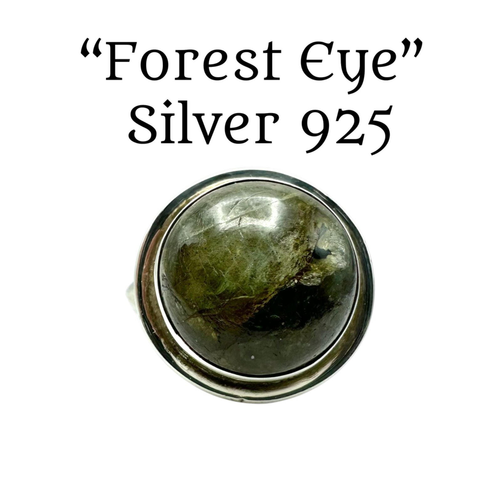 森の瞳】ラブラドライト 天然石 Silver 925 刻印 Design Ring シルバー 