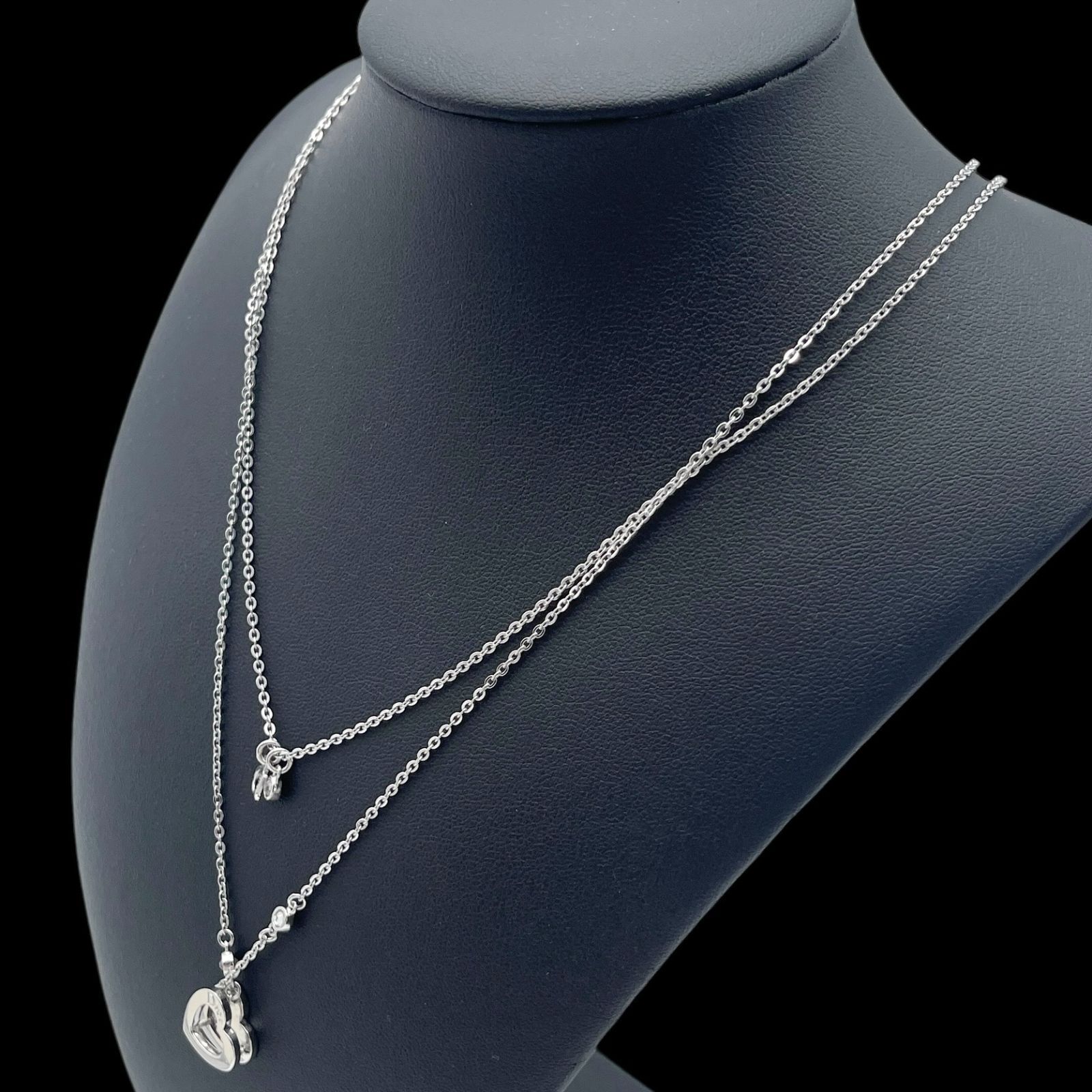 Christian Dior クリスチャンディオール ネックレス ペンダント 2連
