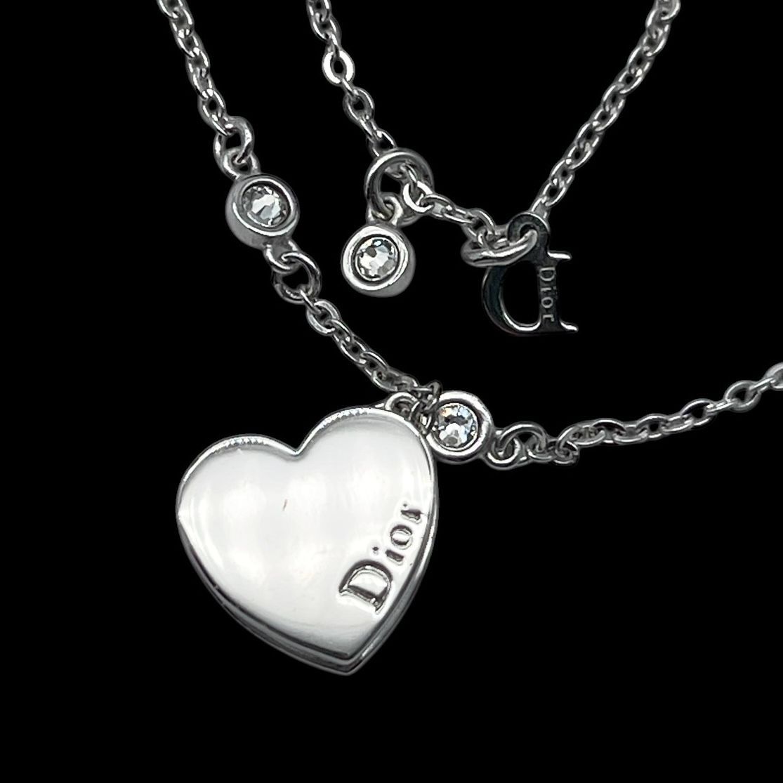 Christian Dior クリスチャンディオール ネックレス ペンダント 2連