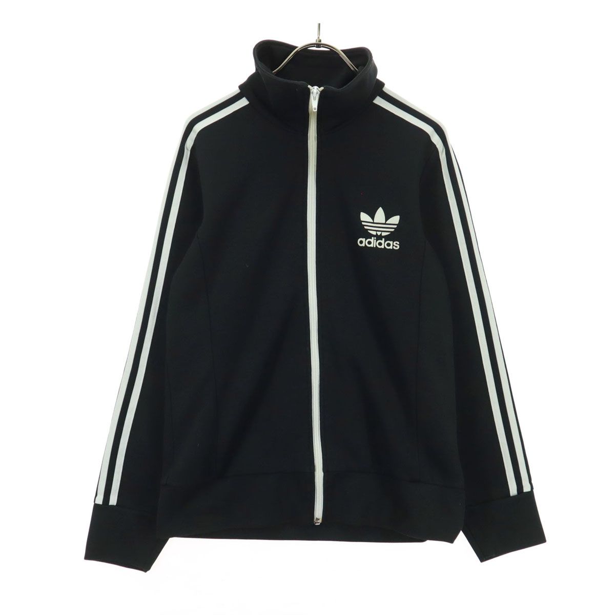 レア✨アディダス トラックジャケット 2XL 黒 黄 トレフォイルロゴ ジャージ adidas アディダス トレフォイルロゴ 長袖 トラックジャケット OT