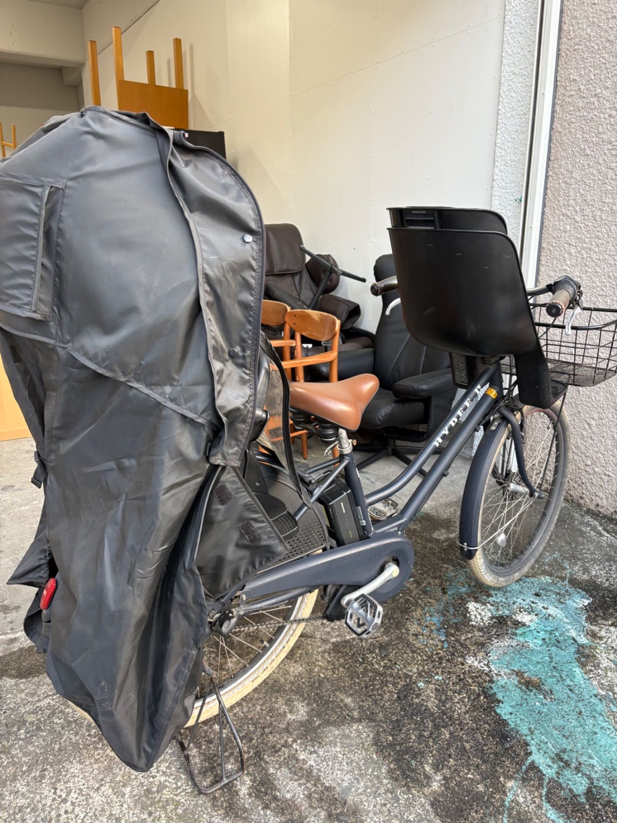 ブリヂストン HYDEE 電動アシスト自転車 子供乗せ 前後 