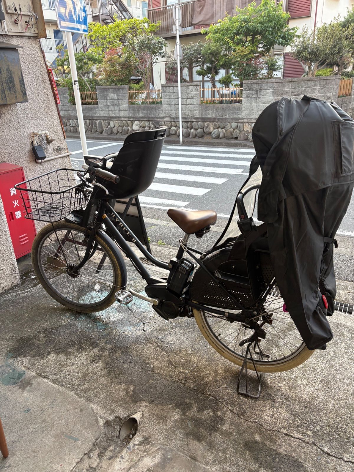 ブリヂストン HYDEE 電動アシスト自転車 子供乗せ 前後 