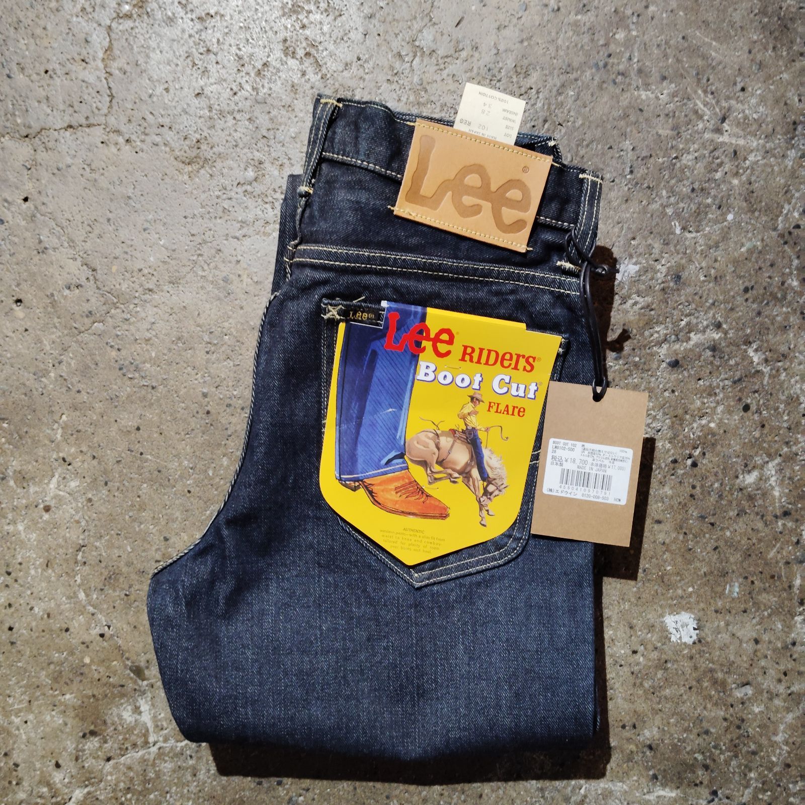 Lee AMERICAN RIDERS 102 W28 L34 インディゴブルー リー アメリカン 