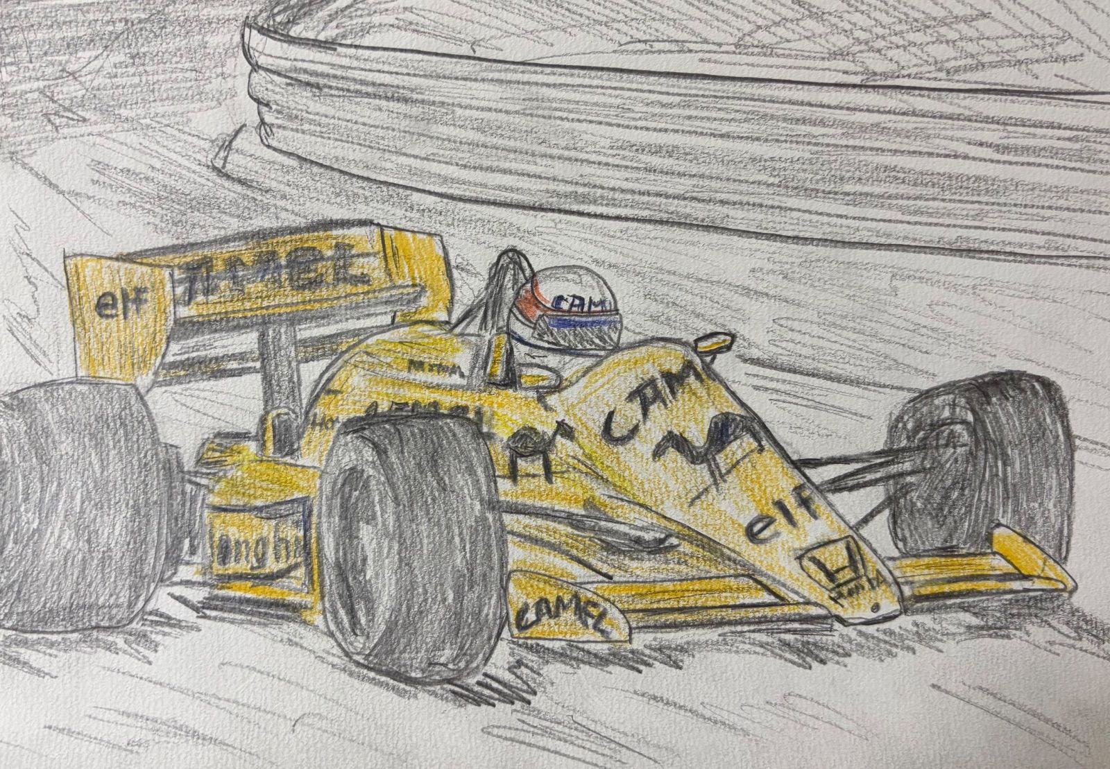 Drawing #017 – Lotus Honda 99T (1987) 【公式通販】