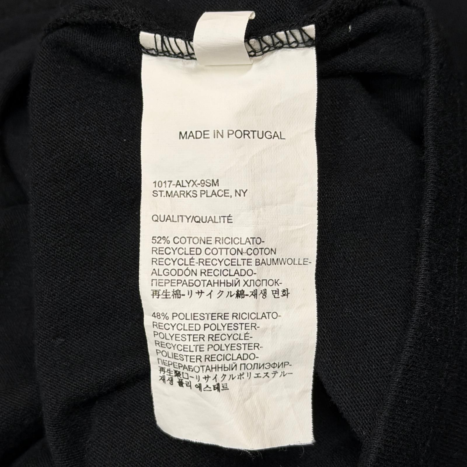 1017 ALYX 9SM ロゴロングスリーブカットソー 長袖Tシャツ ロンT