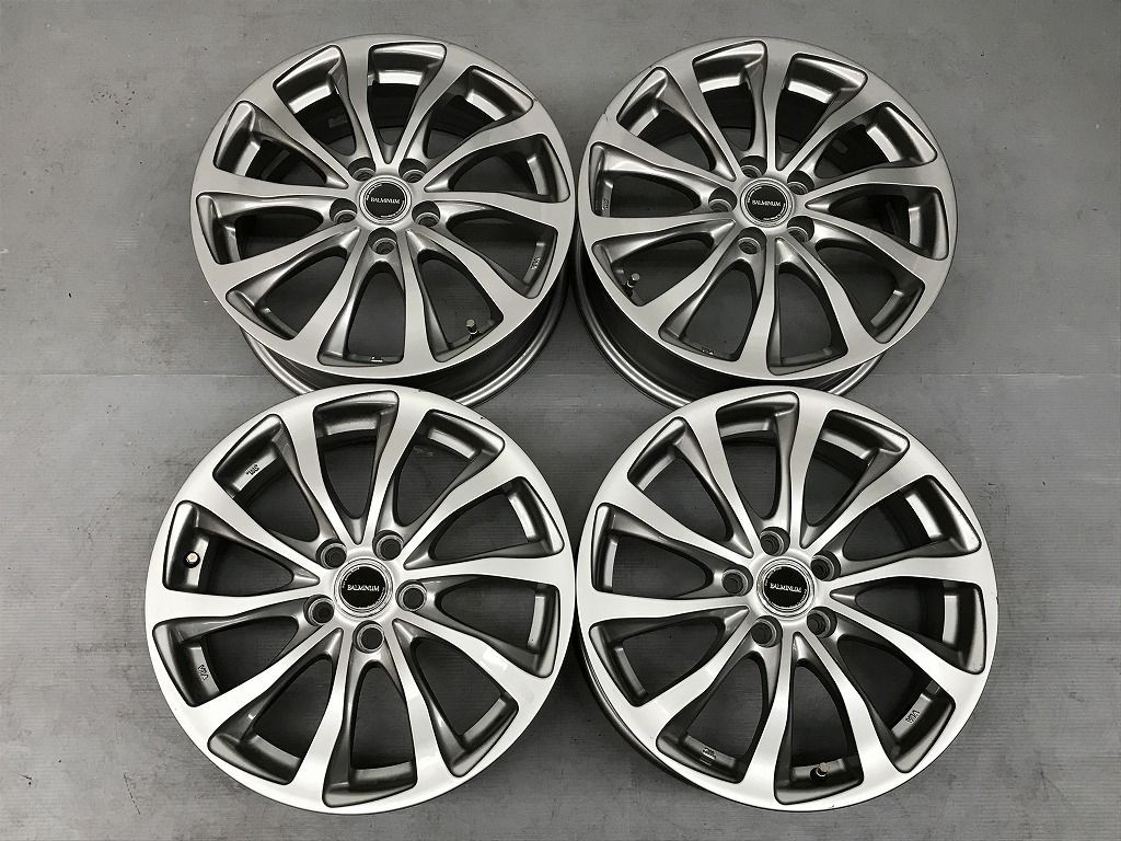 ◎傷極少超美品 16inc 6J +40 100/5H 即納 個人宅OK 4本 検) プリウス 
