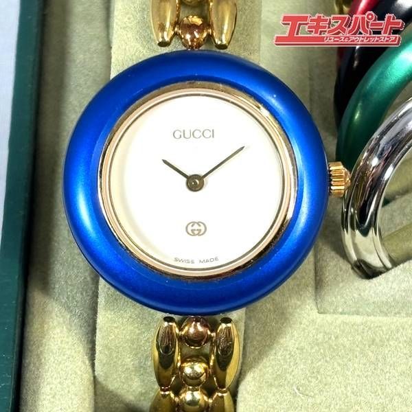 ジャンク品 GUCCI チェンジベゼル 腕時計 箱付き 湘南台店 - Mercari