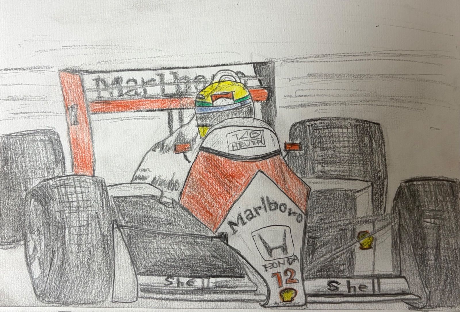 Drawing #018 – McLaren Honda MP4/4 (1988)