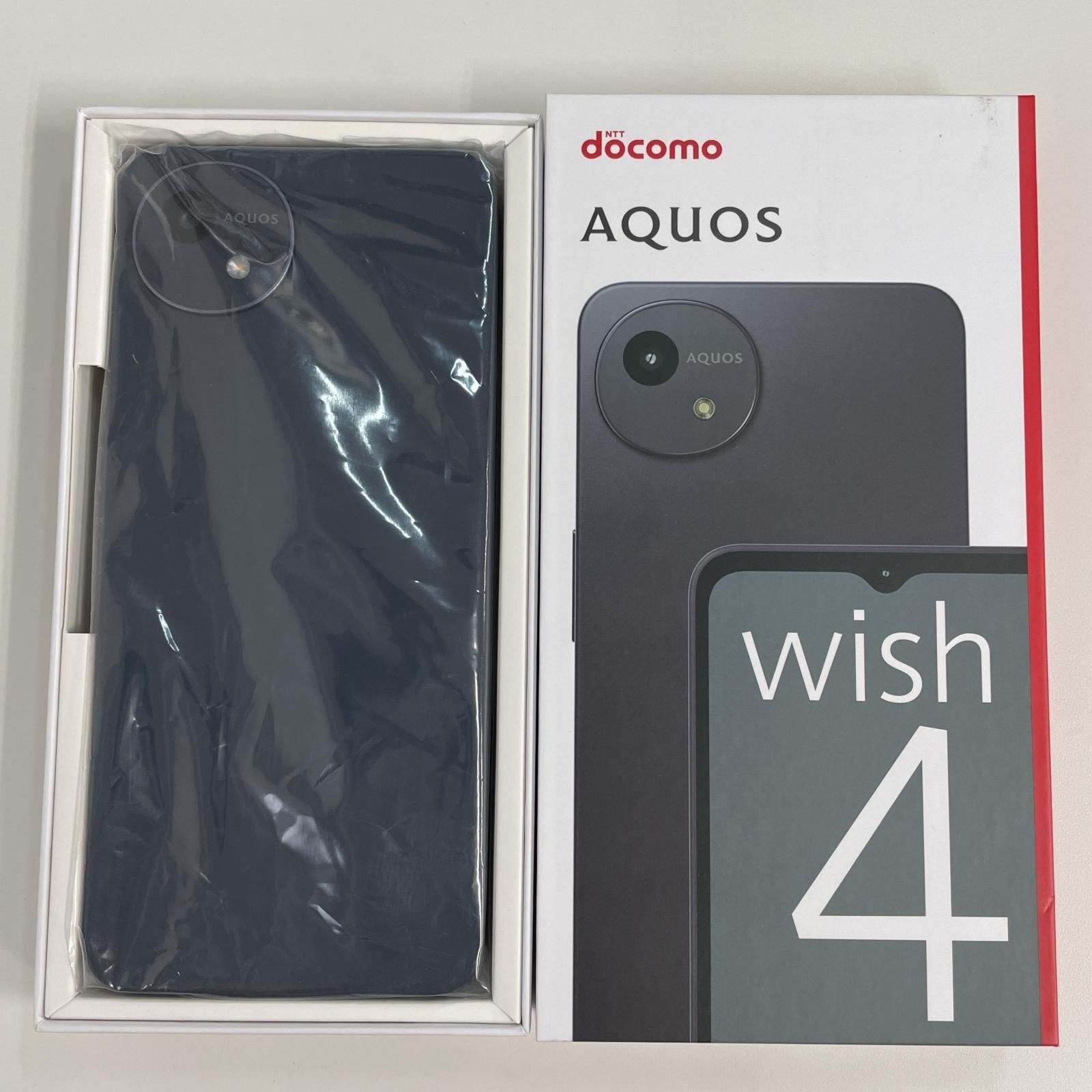 〇新品未使用〇AQUOS wish 4 SH-52E ブラック 【公式通販】