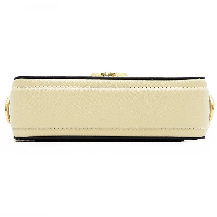 SALE【極美品】MARC JACOBS マークジェイコブス ショルダーバッグ レディース THE SNAPSHOT ダブルJ ポーチ カメラバッグ カバン 鞄 小物 ショルダーストラップ・袋付属 アイボリー ブラック 黒 ベトナム製 SALE【極美品】MARC JACOBS マークジェイコブス ショルダーバッグ