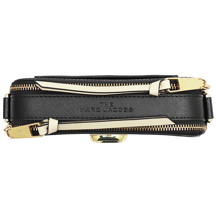 SALE【極美品】MARC JACOBS マークジェイコブス ショルダーバッグ レディース THE SNAPSHOT ダブルJ ポーチ カメラバッグ カバン 鞄 小物 ショルダーストラップ・袋付属 アイボリー ブラック 黒 ベトナム製 SALE【極美品】MARC JACOBS マークジェイコブス ショルダーバッグ
