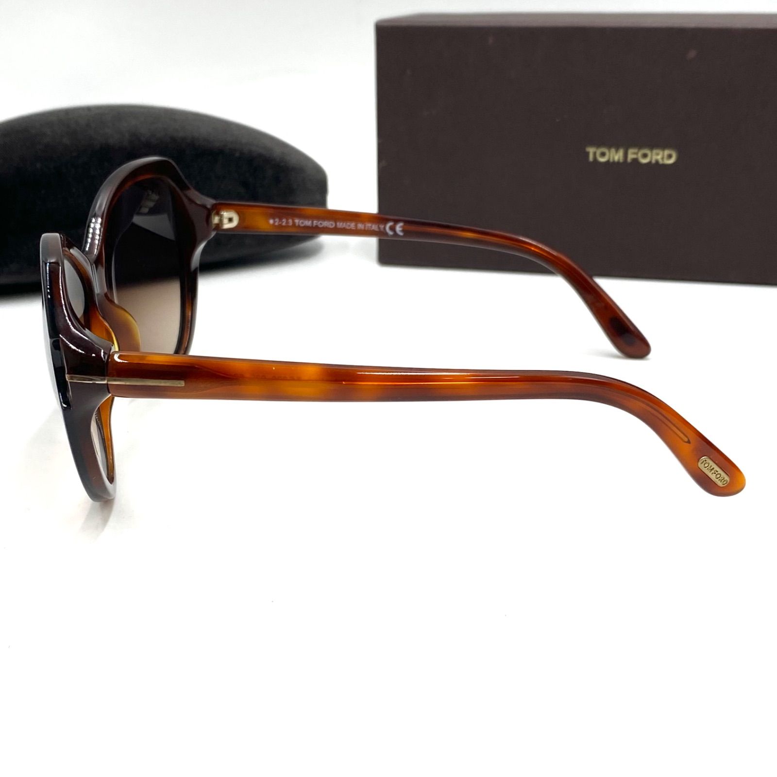 TOM FORD トムフォード サングラス アイウェア Valentina べっ甲柄 