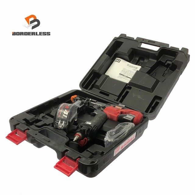 ☆中古品☆MAX マックス ねじ打機 ターボドライバ HV-R41G6(D)-G ビス 
