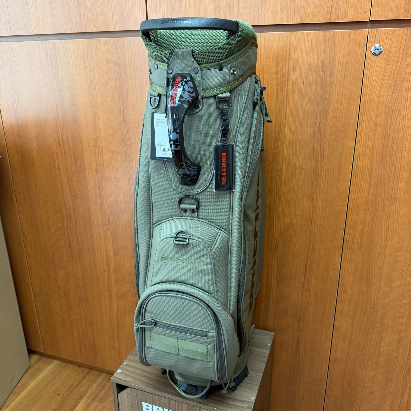 新品・タグ付】BRIEFING GOLF キャディバッグ CR-5 #04 レンジャー