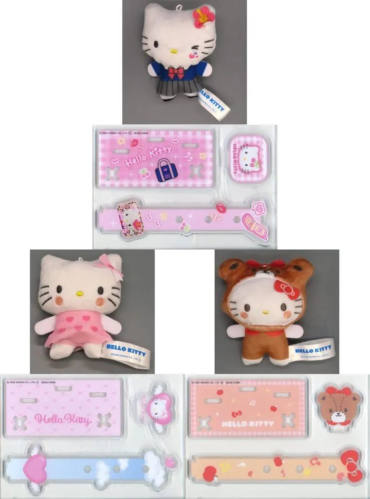 ぬいぐるみ 【】ぬいぐるみ 全3種セット ハローキティ アクぬい For