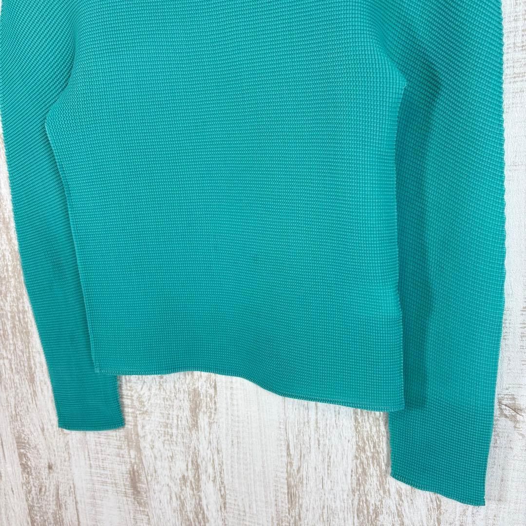 【美品】me ISSEY MIYAKE カットソー ワッフルプリーツ ハイネック 中古・古着通販】me ISSEY MIYAKE (ミーイッセイ ミヤケ) プリーツ