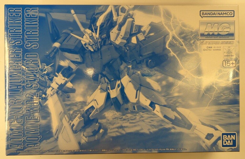 BANDAI SPIRITS MG 1/100 バンダイナムコ版 ランチャーストライカー/ソードストライカーパック（エールストライクガンダムVer.RM用）