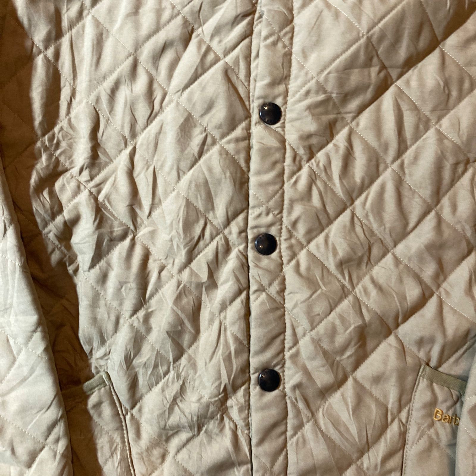BARBOUR quilting jacket beige / バブアー キルティングジャケット 
