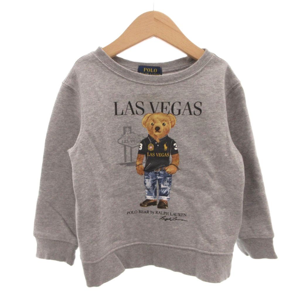 RALPHLAURENスウェットトレーナーFfグレー灰ラルフローレンメンズ長袖