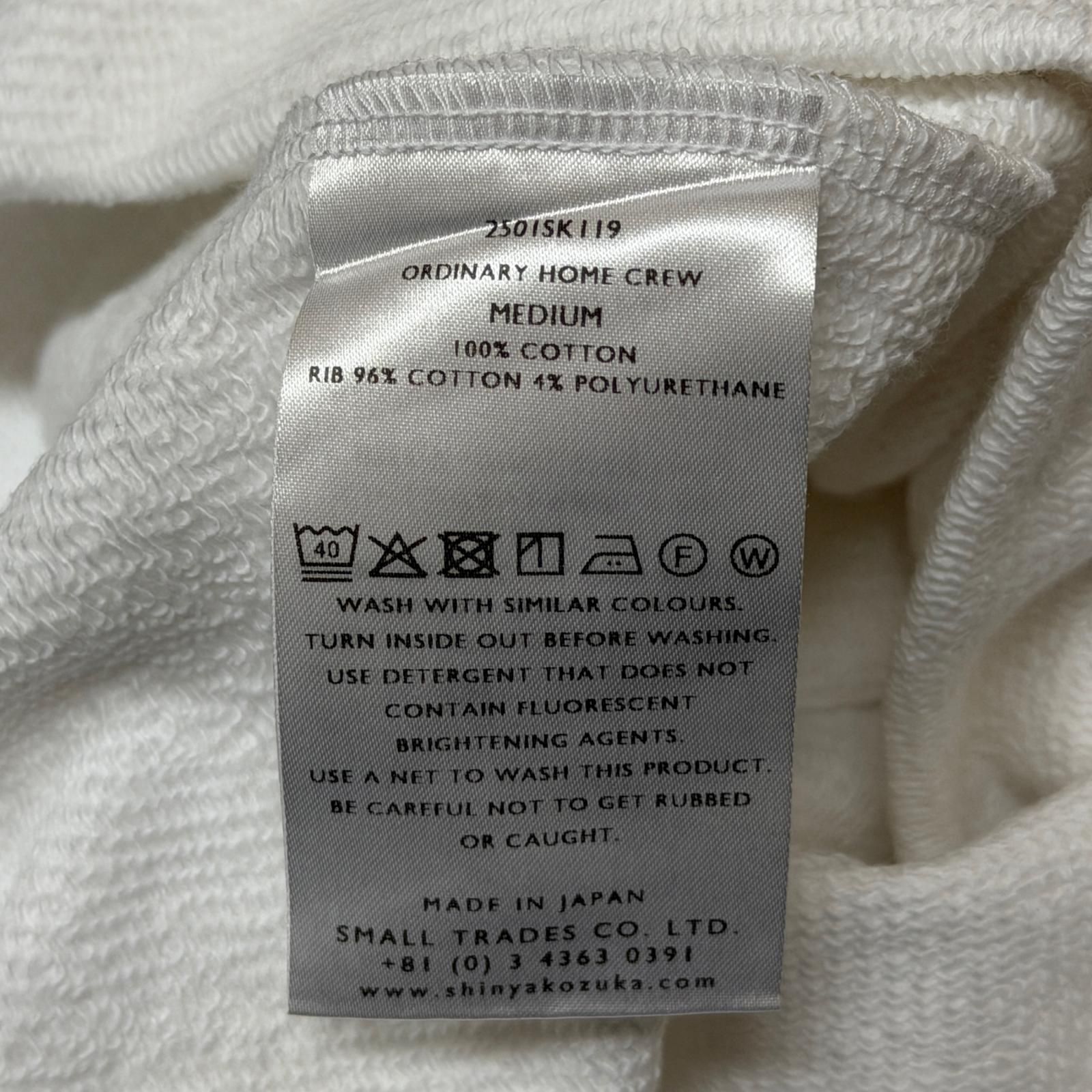 参考上代19800円 未使用 SHINYAKOZUKA ORDINARY HOME CREW 