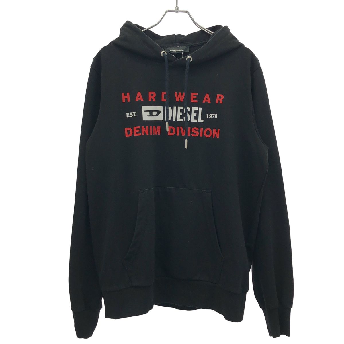DIESEL ディーゼル プルオーバーパーカー S-GIRK-HOOD-K20 ブラック L 