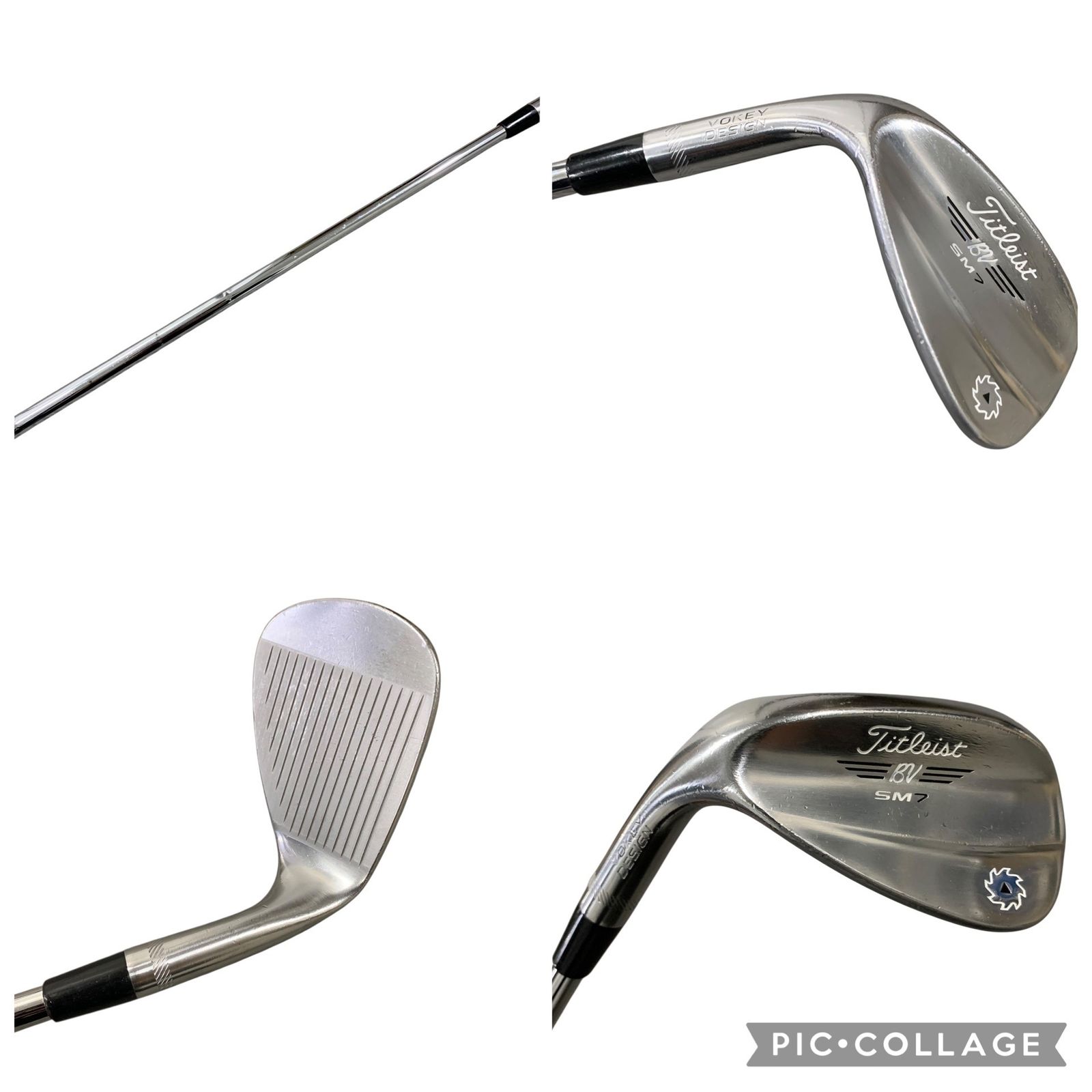 Titleist SM7 ウェッジ 50度 56度 2本セット □Titleist SM7 ウェッジ 52度 56度 Dynamic Gold S200 2本セット BV