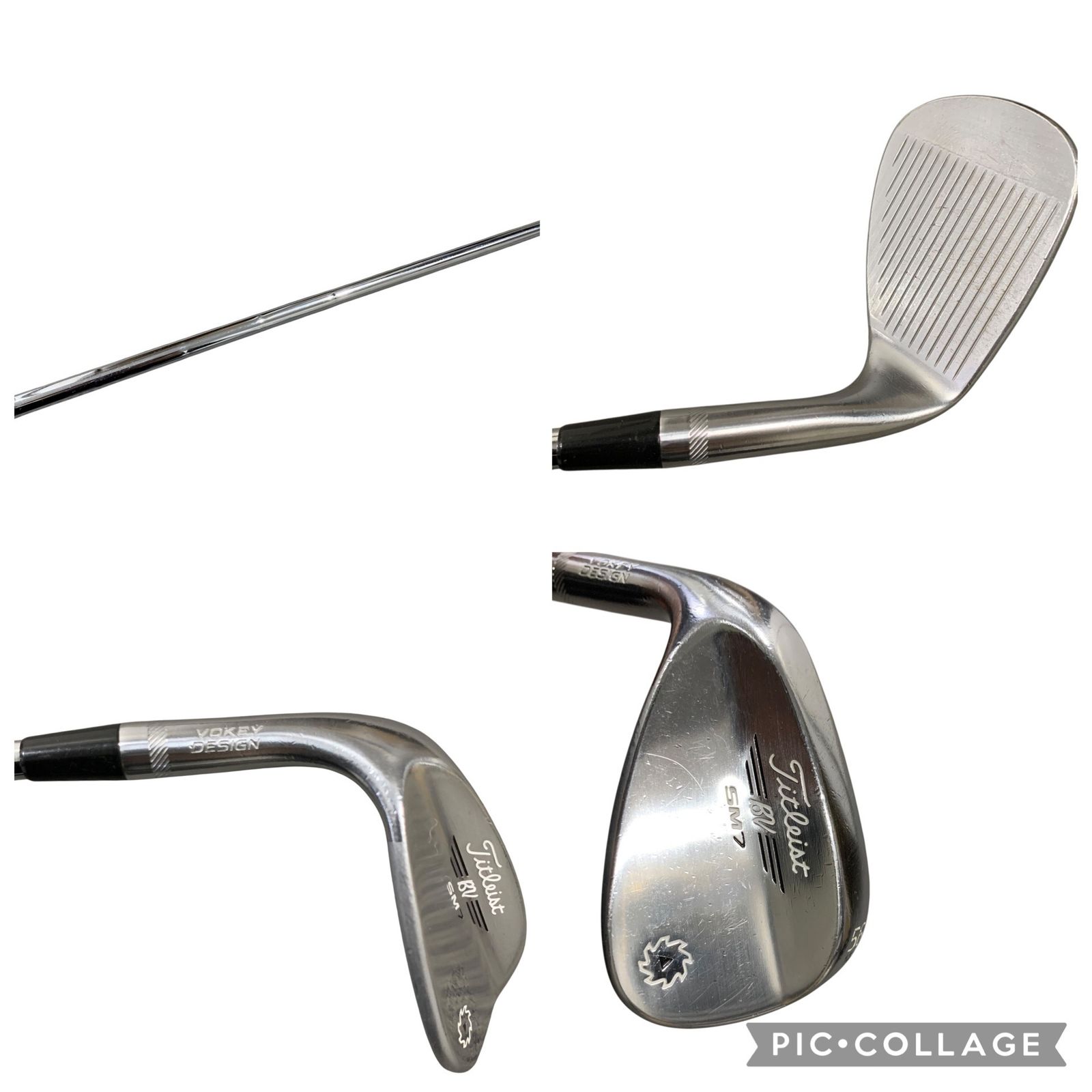 □Titleist SM7 ウェッジ 52度 56度 Dynamic Gold S200 2本セット BV
