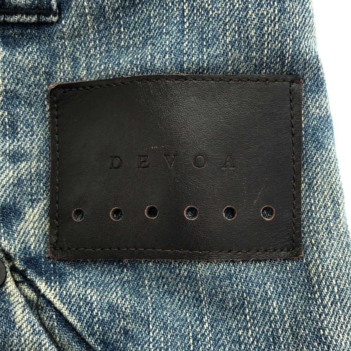 DEVOA デヴォア Denim Baggy Pants デニムバギーパンツ インディゴ 