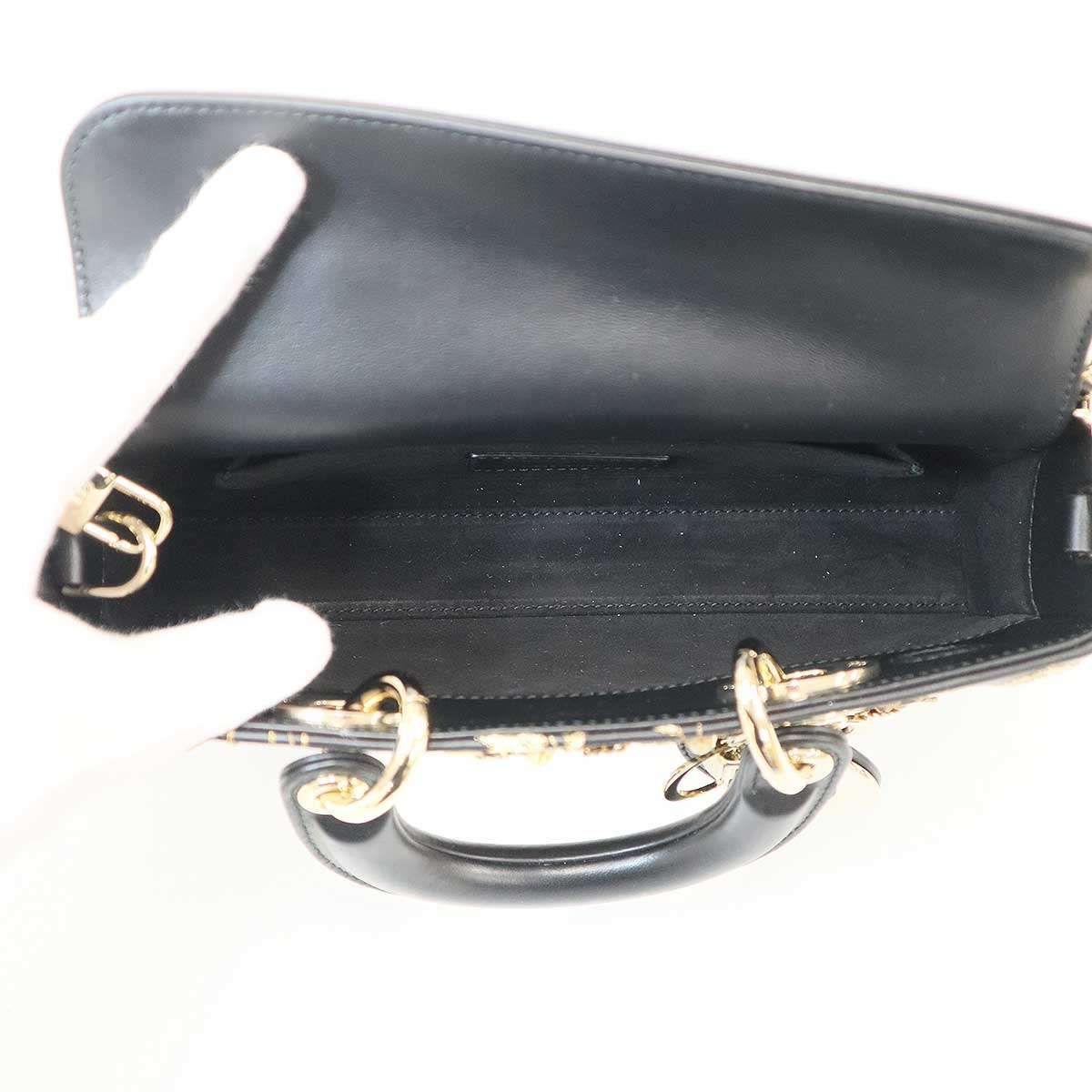 Christian Dior クリスチャンディオール Lady D-Joy Bag Ombres Florales エンブロイダリー レディ ジョイショルダーバッグ  ブラック DIOR Lady D Joy Bag Black 3D Embroidered Florales Best Price