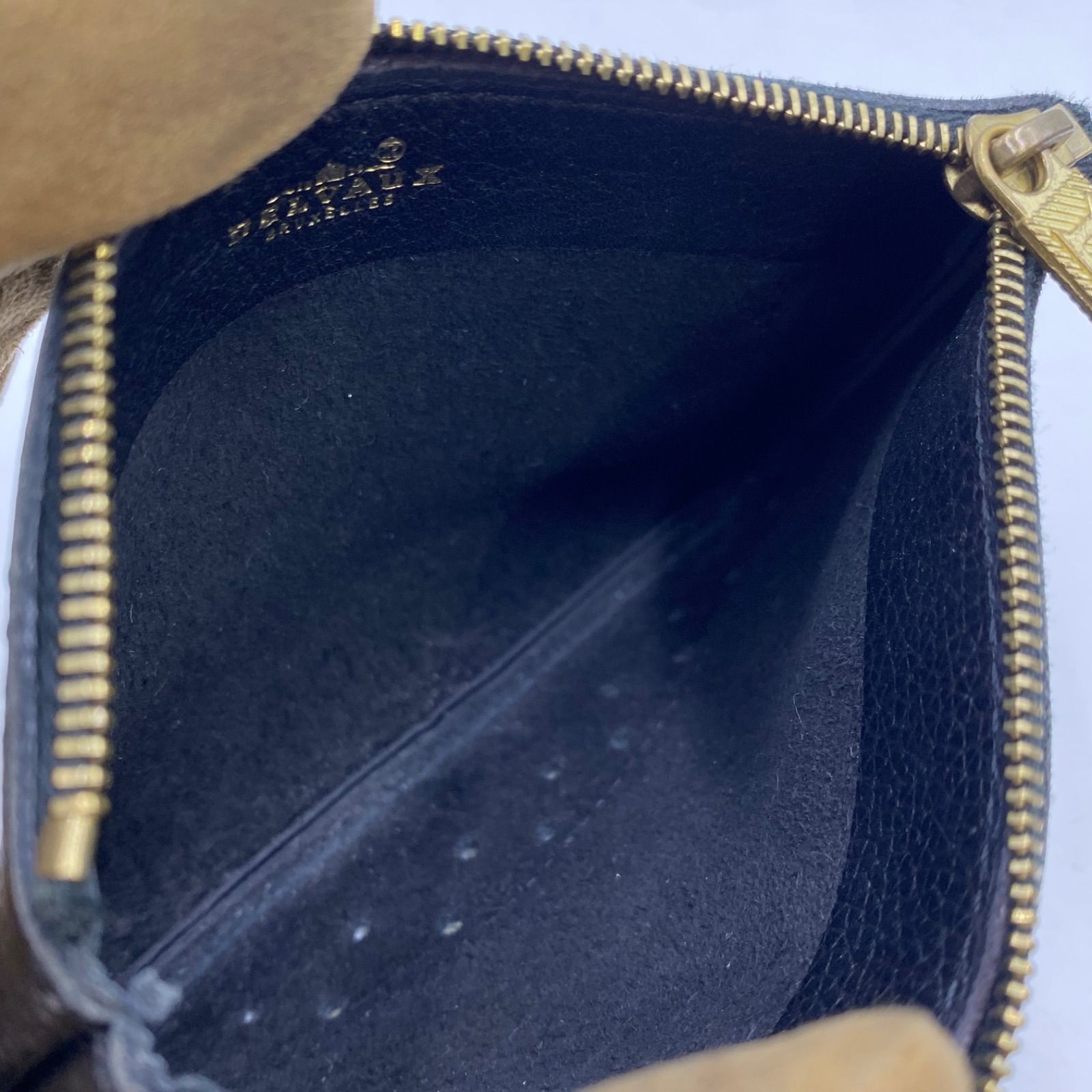 DELVAUX デルヴォー コインケース 小銭入れ ポーチ ポシェット レザー 