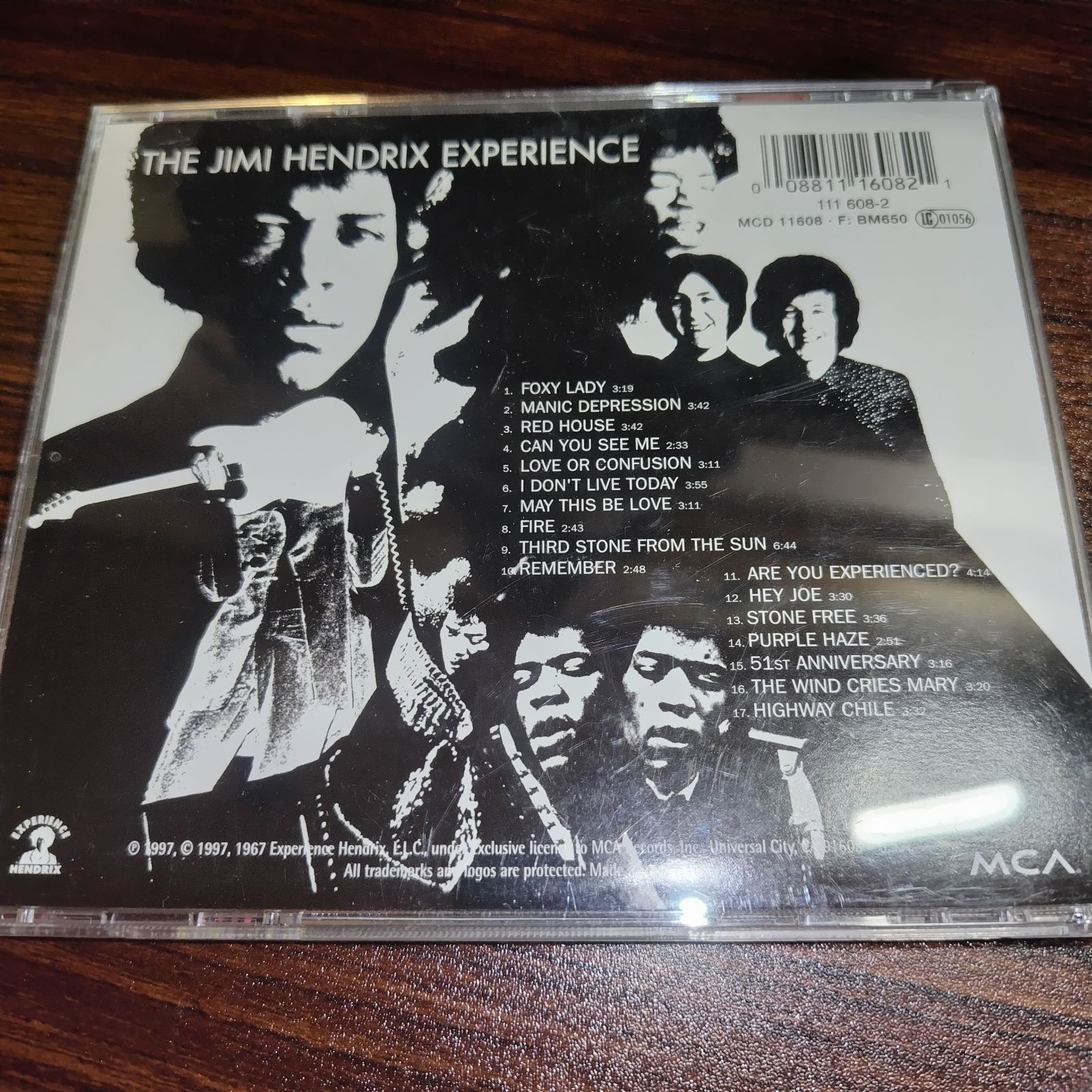 THE JIMI HENDRIX EXPERIENCE「Are You Experienced？」輸入盤中古CD 