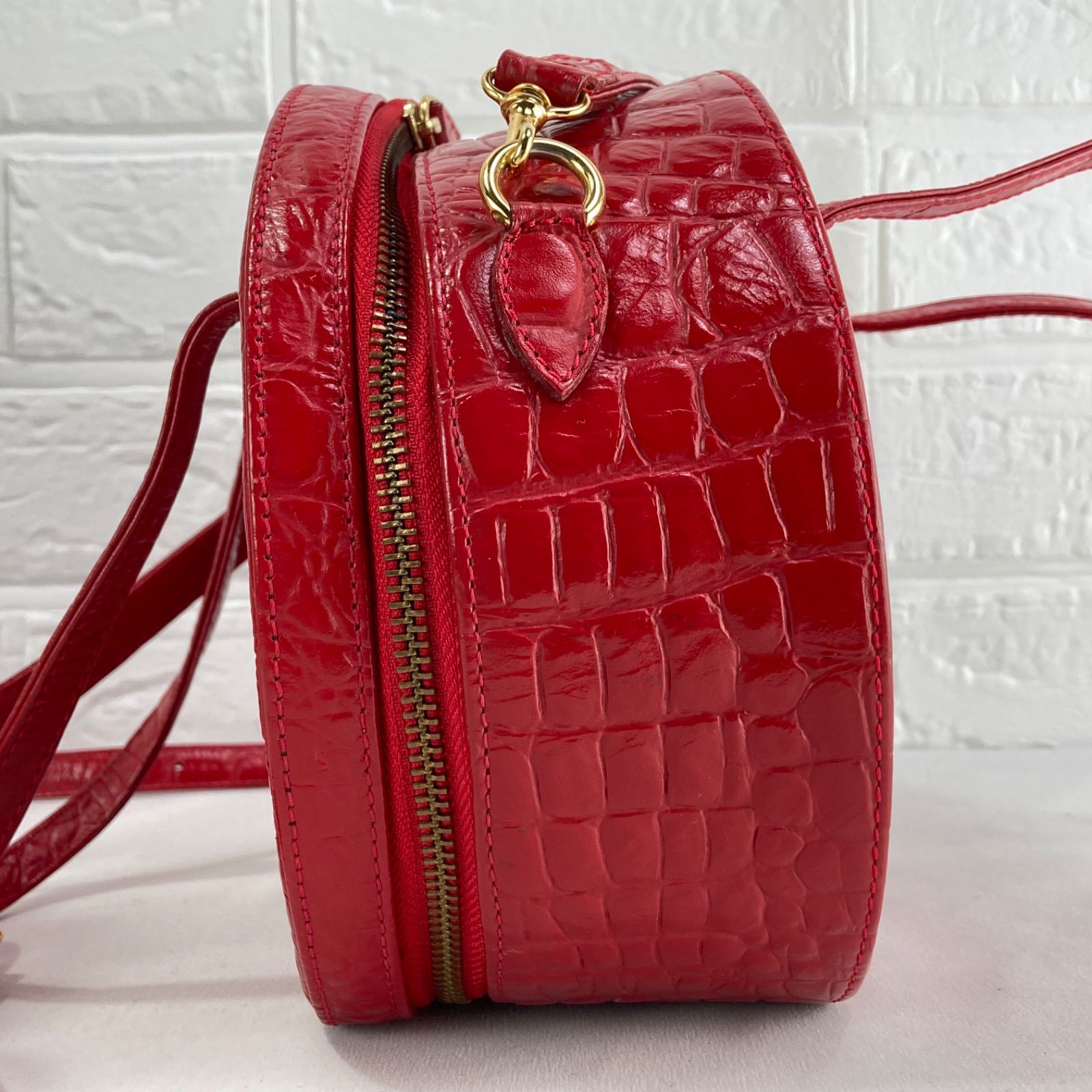 美品】JUNKO SHIMADA ジュンコシマダ ショルダーバッグ レッド 