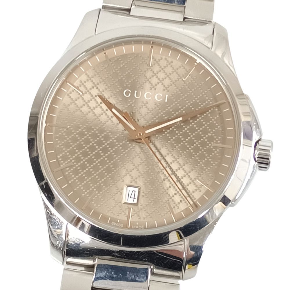 GUCCI グッチ 126.4 Gタイムレス クォーツ メンズ 腕時計 正規品 / C1053 GUCCI グッチ 126.4 Gタイムレス クォーツ メンズ 腕時計 正規品