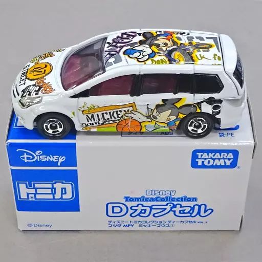 トミカ 1/65 マツダ MPV ミッキーマウス1(ホワイト) 「ディズニー