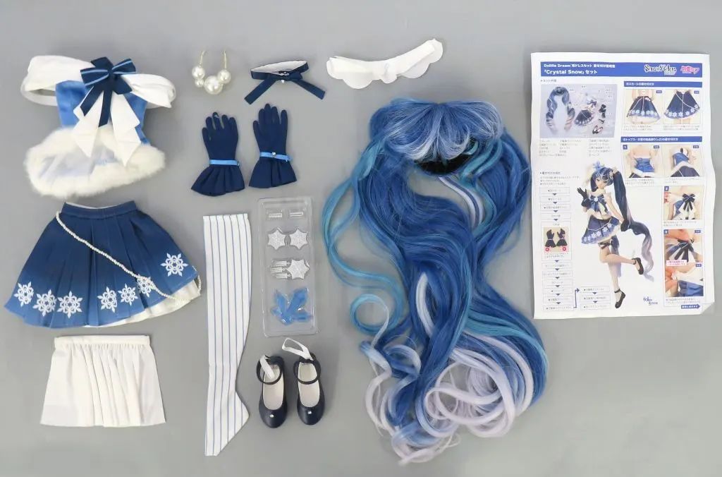 中古】ドールアクセサリー DD用 Crystal Snow 衣装セット