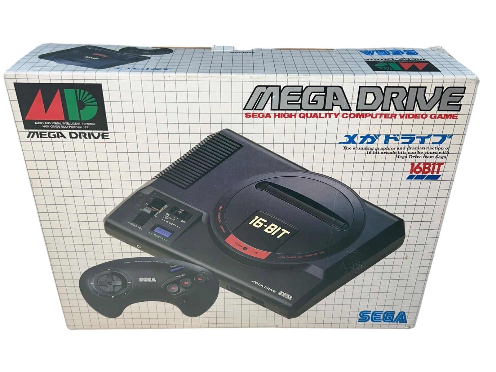 SEGA セガ　メガドライブ　メガジェット　箱、説あり セガハード大百科] メガジェット