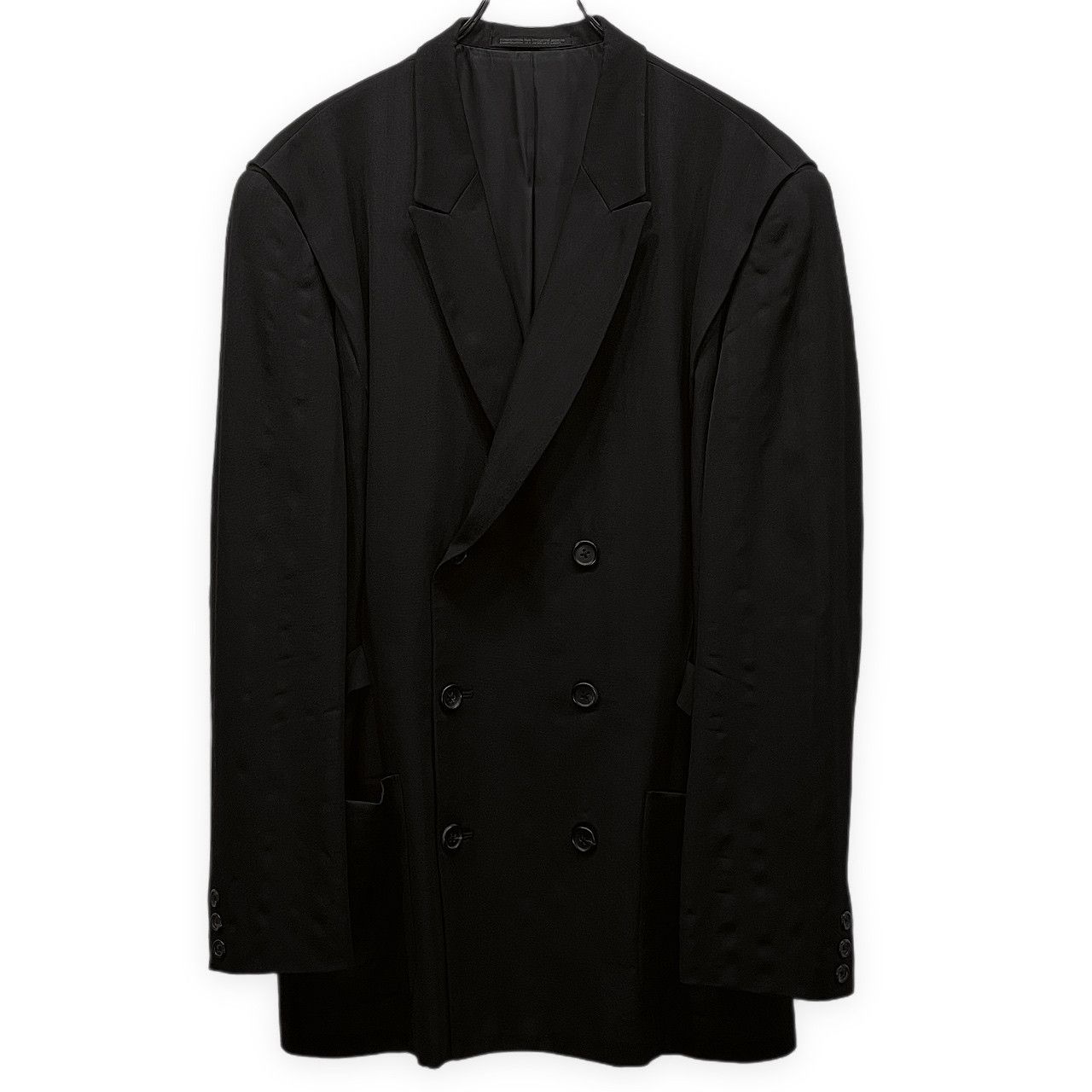 Yohji Yamamoto Pour Homme 93AW ウールギャバジンアクションプリーツ 