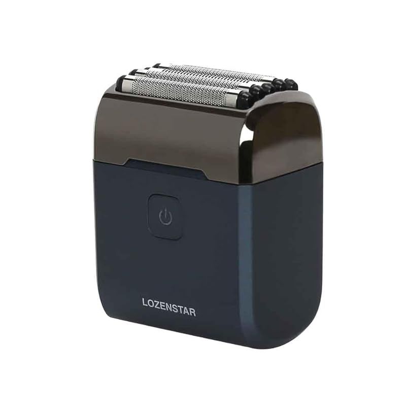 【新品】 LOZENSTAR ひげそり 電動シェーバー モバイル 5枚刃 コードレス コンセントも対応 丸洗い可能 Type-C充電 ネイビー SRM-506 1