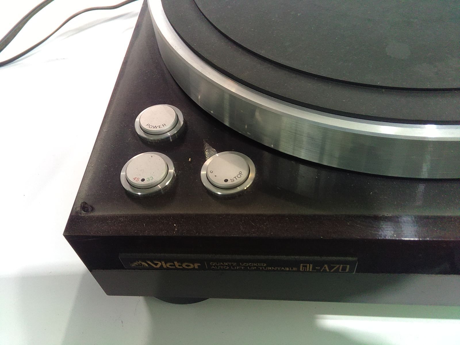 Victor QL-A70 レコードプレーヤー ターンテーブル ダストカバー付 現状渡し Victor QL-A70 レコードプレーヤー ターンテーブル ダストカバー付
