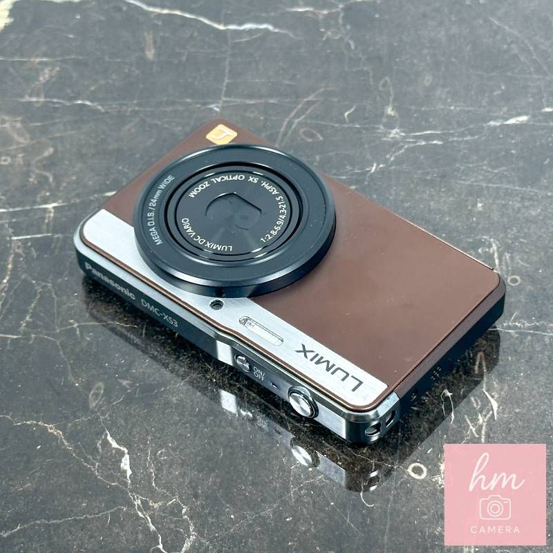美品】Panasonic LUMIX DMC-XS3 ブラウン コンパクトデジタルカメラ