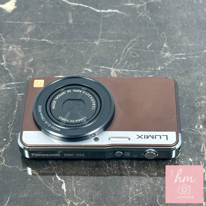 美品】Panasonic LUMIX DMC-XS3 ブラウン コンパクトデジタルカメラ