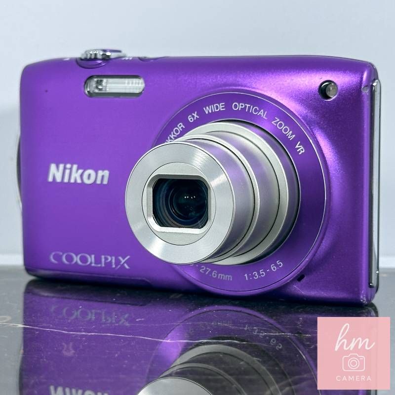 Nikon COOLPIX S3300 紫 オールドコンデジ SDカード付 Amazon | Nikon